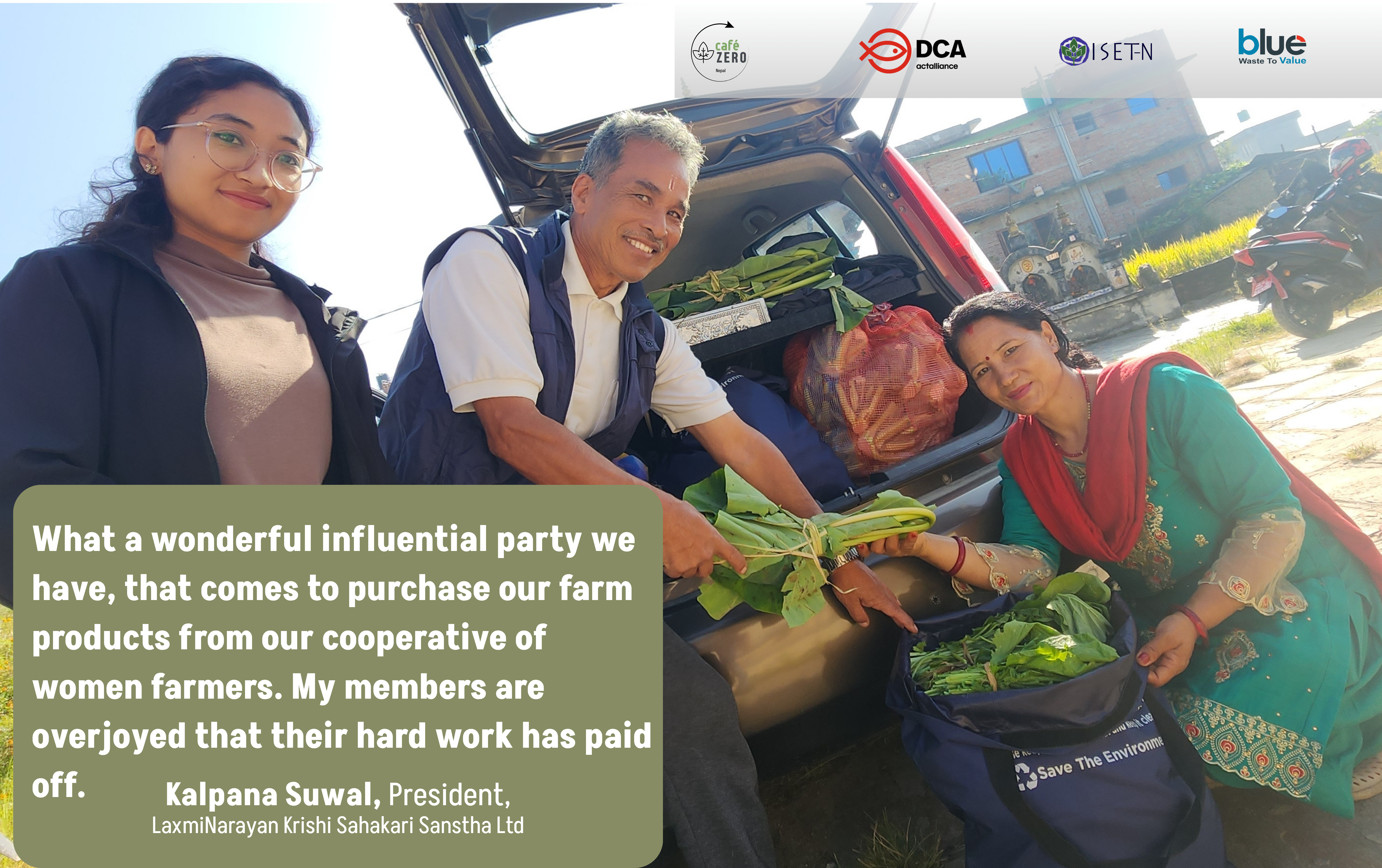 Locally grown farm products with love